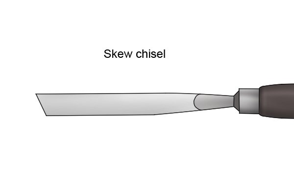 Skew chisel