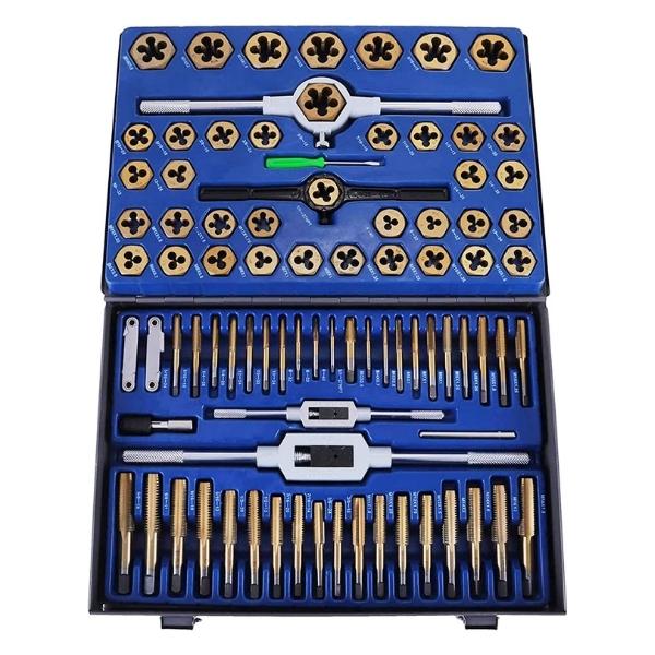 Happybuy Metric and SAE Tap and Die Set